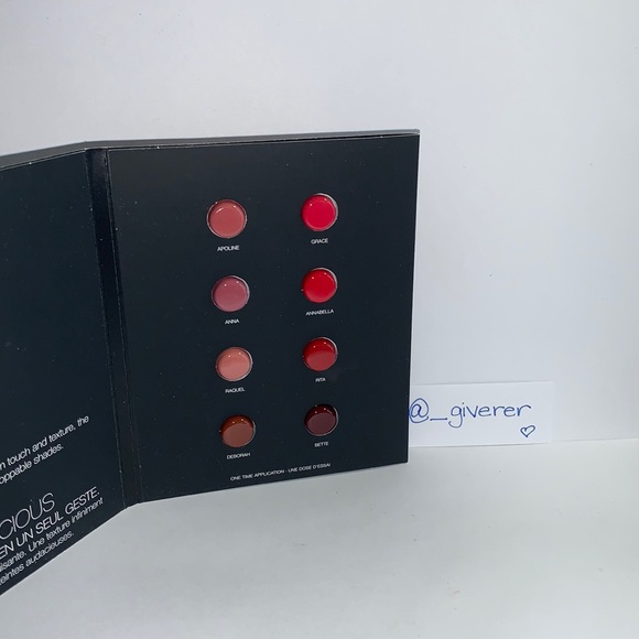 8 Shades! NARS Audacious Lipstick 💄 8x Sample Card! Rare Discontinued - Picture 3 of 16